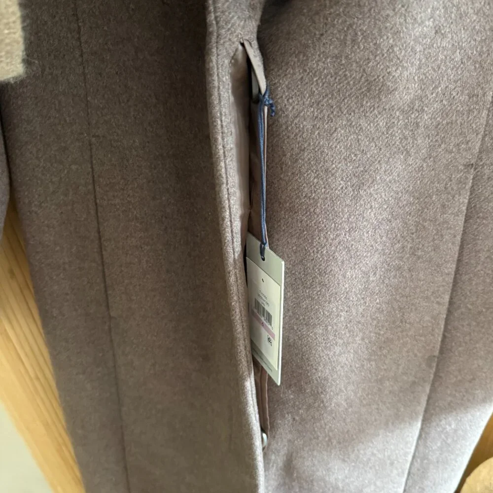 Cole Haan Knotch Lapel Wool Coat - Picture 6 of 6